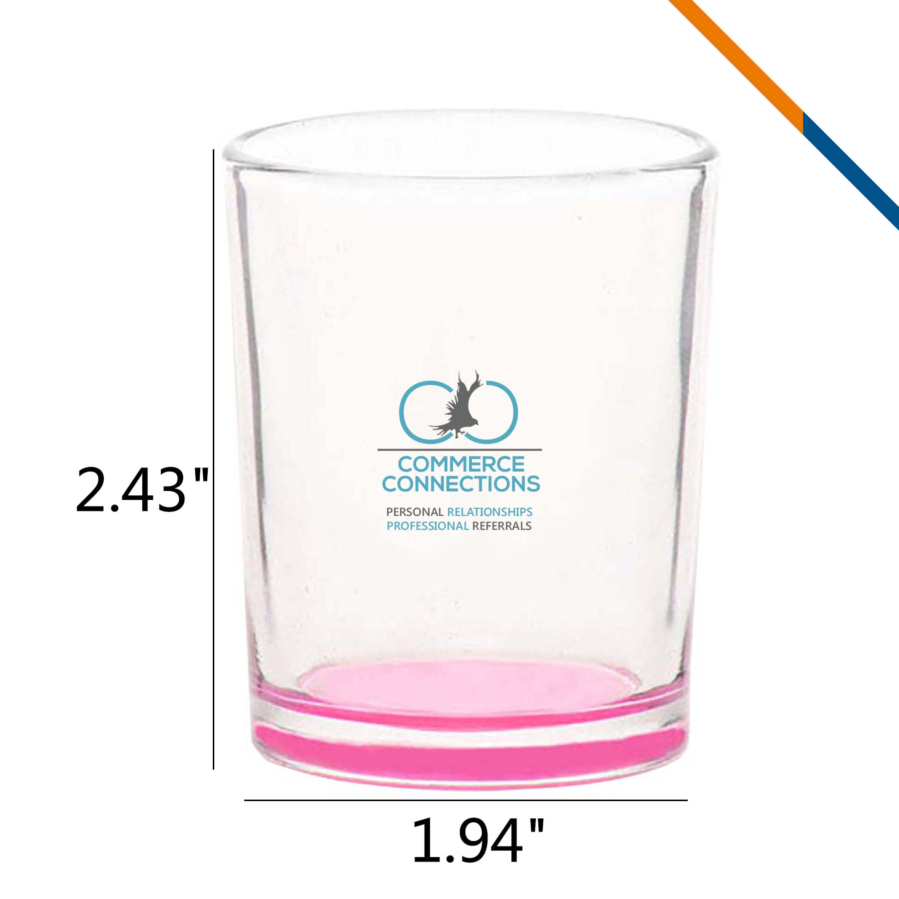 Frain Glass Candle Holder 11