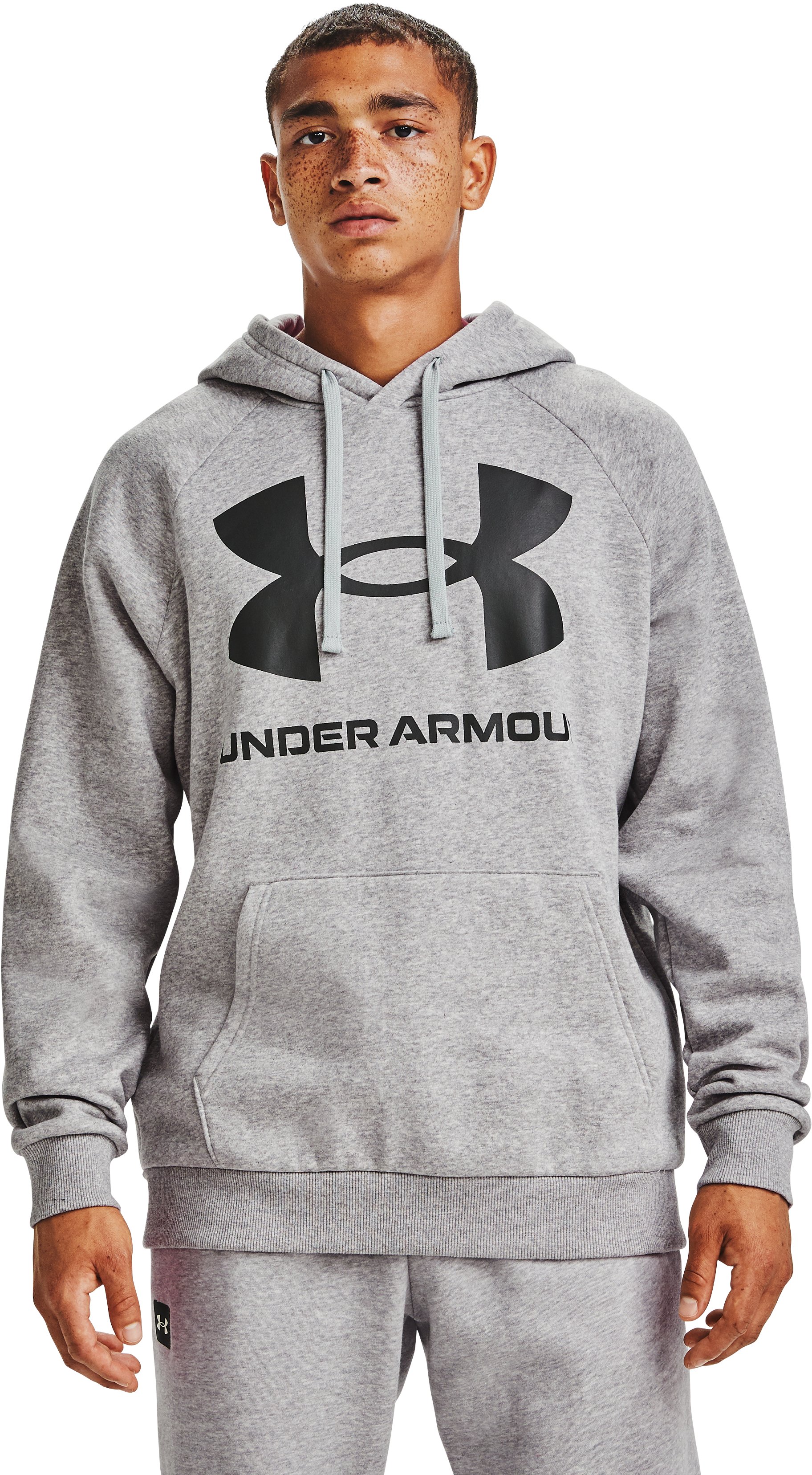 UA Rival Fleece Big Logo Men's Hoodie, custom hoodie or sweatshirt with logo imprint 25