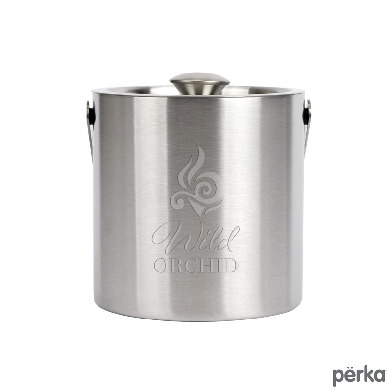 Perka® Quinton 1.3L Double Wall, Stainless Steel Ice Bucket 17