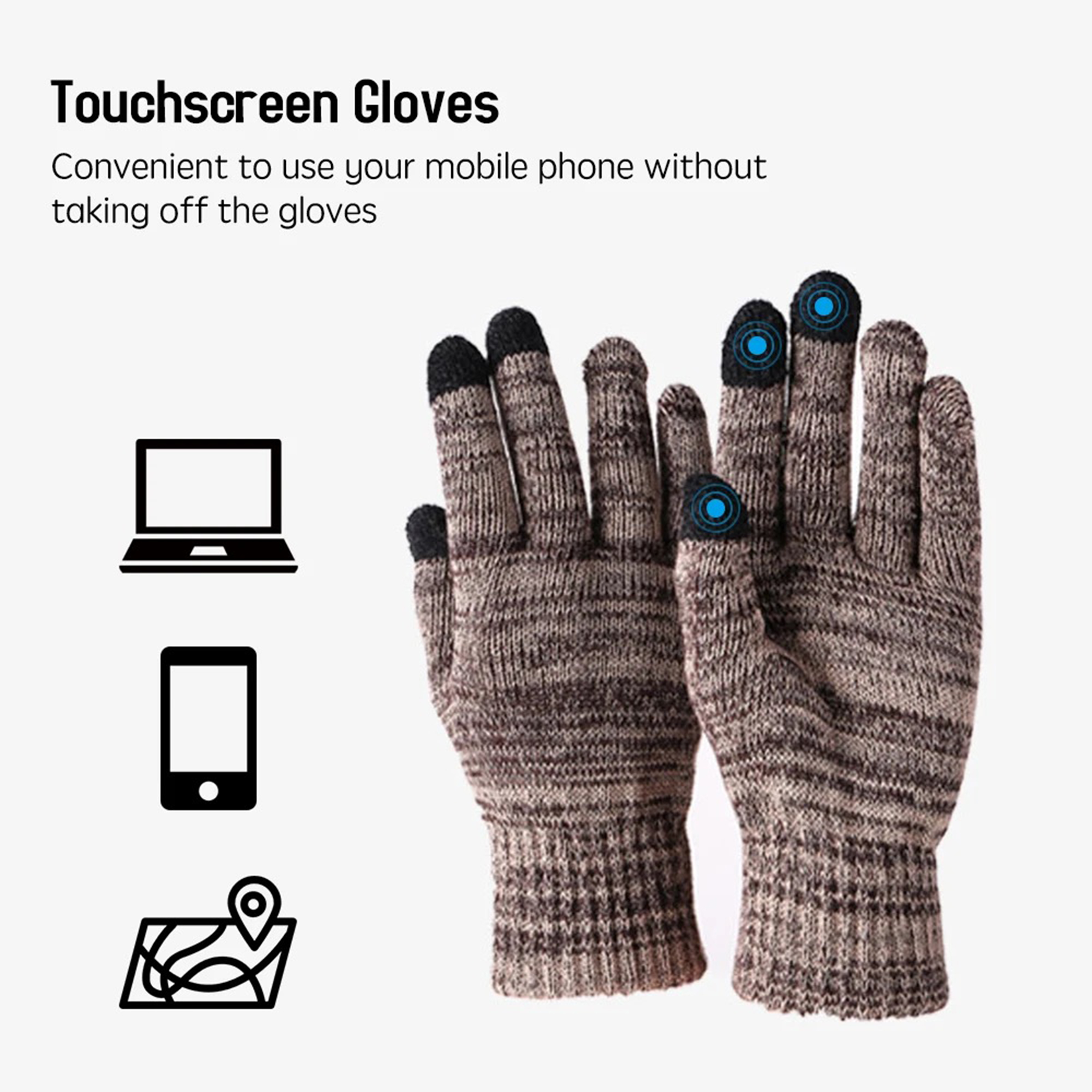 Winter Warmth Set: Knit Hat, Scarf & Gloves 5