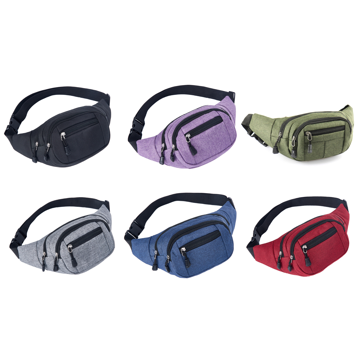 Multi-Pocket Waist Bag for Travel & Outdoor Activities 2