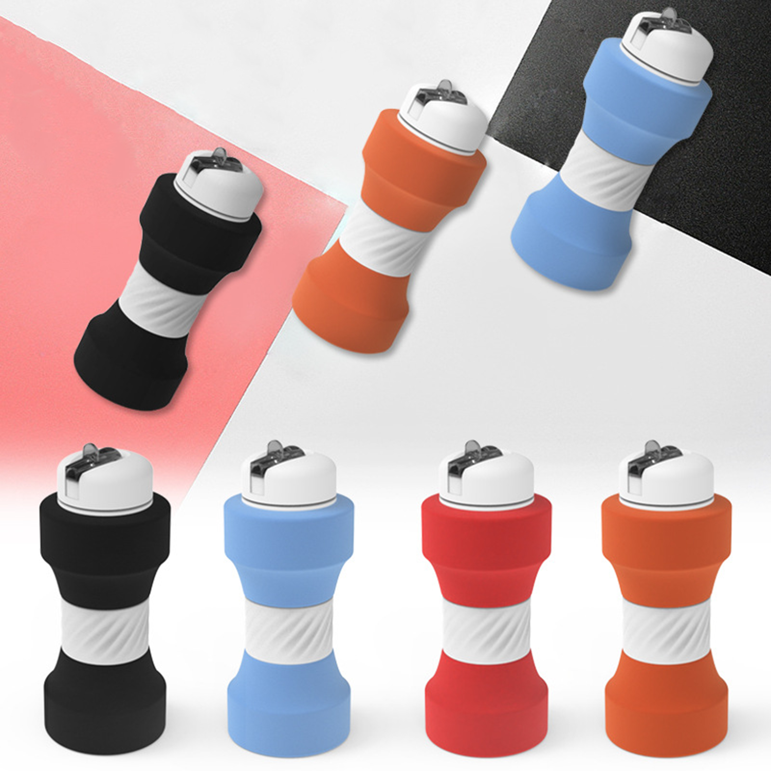 Sports Portable Drinking Kettle Dumbbell Water Bottle 2