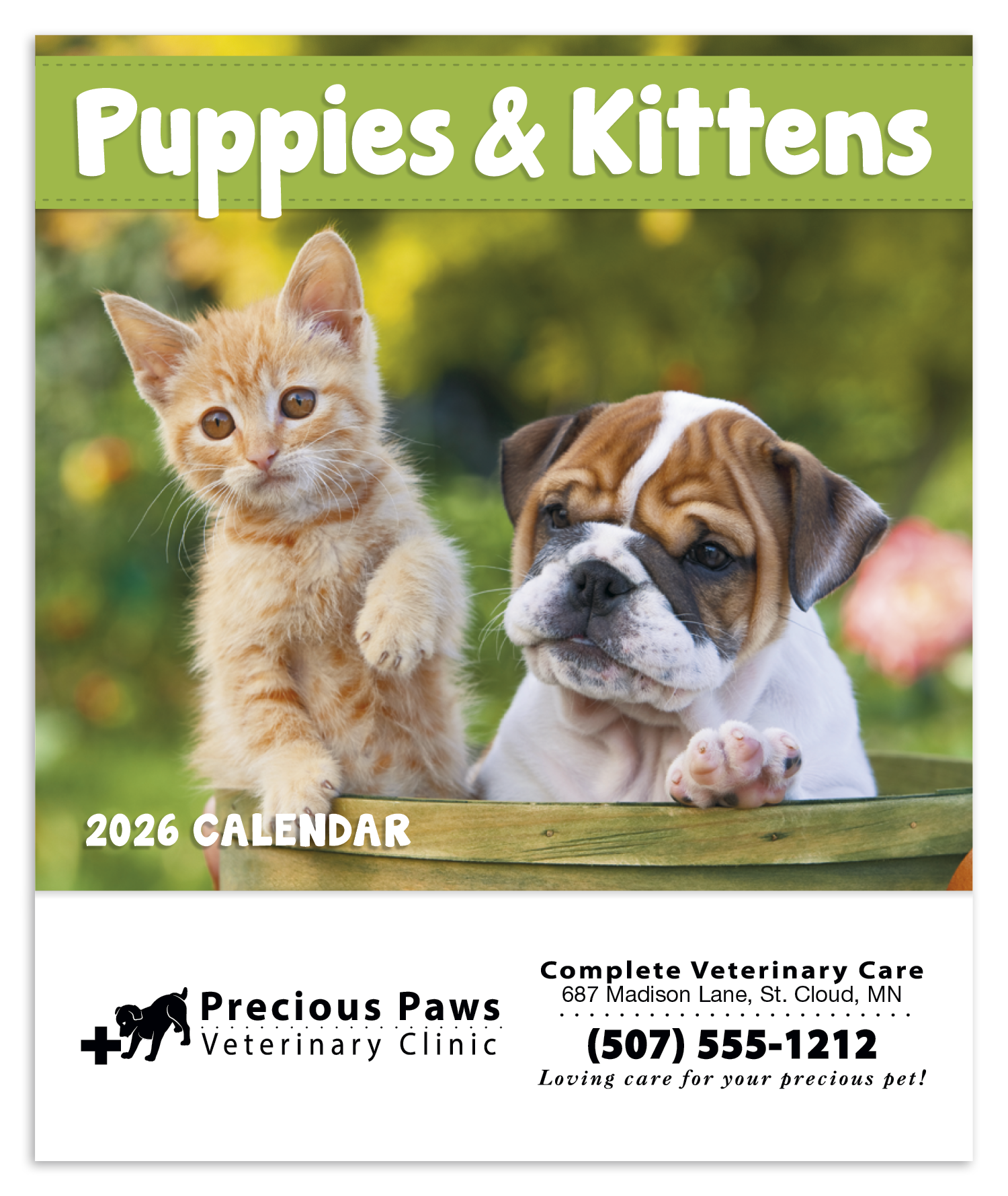 Good Value™ Puppies & Kittens - Mini Calendar 30