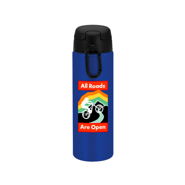 FastFlow Recycled Aluminum Bottle with Flip Lid, custom water bottle with logo imprint 69