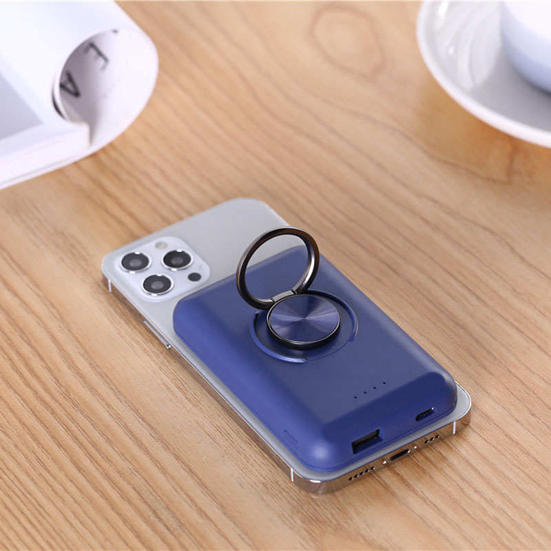 Magnetic Portable Wireless Charger w/Phone Stand 3