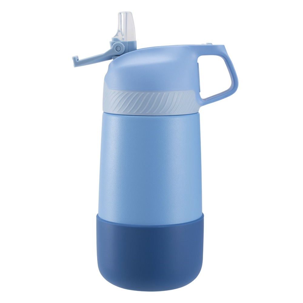 12 Oz 316 Ss Double Wall Water Bottle With Pop-Up Straw Lid For Kids 24