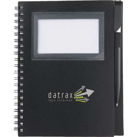 FSC® Mix 5.5" x 7" Star Spiral Notebook with Pen 10