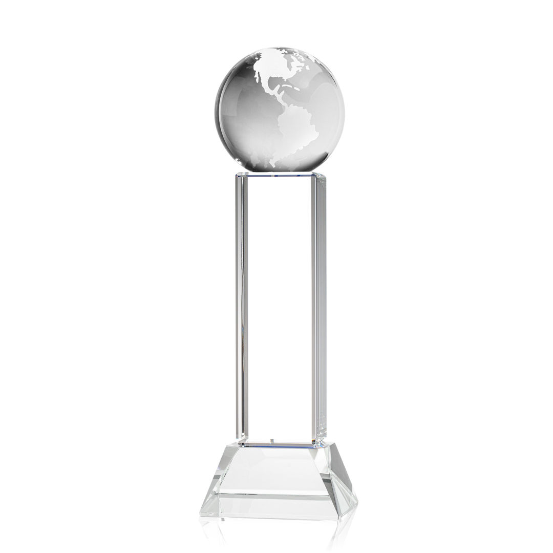 Globe Award on Stowe Base - Clear 4