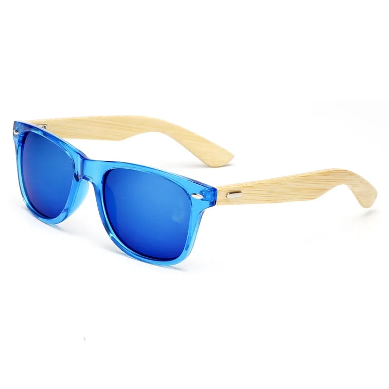 Polarized Wood Glasses Men Wooden Bamboo Sunglasses 2