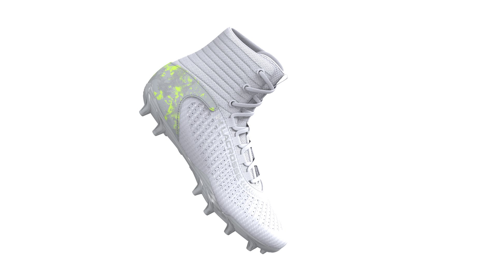 UA Highlight 2 MC Jr. Kids' Lacrosse Cleats 3