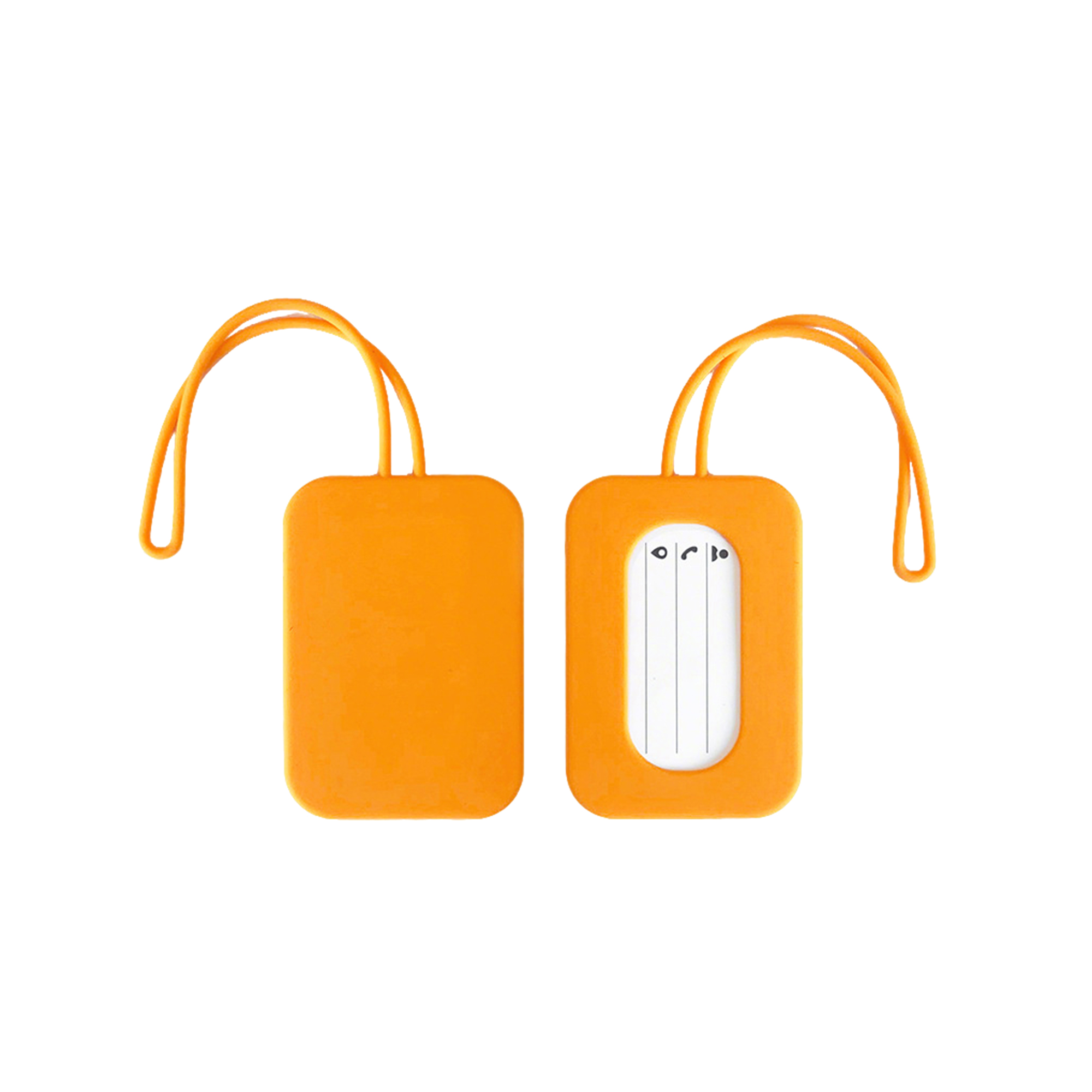 Silicone Luggage Tag With ID Slot 2