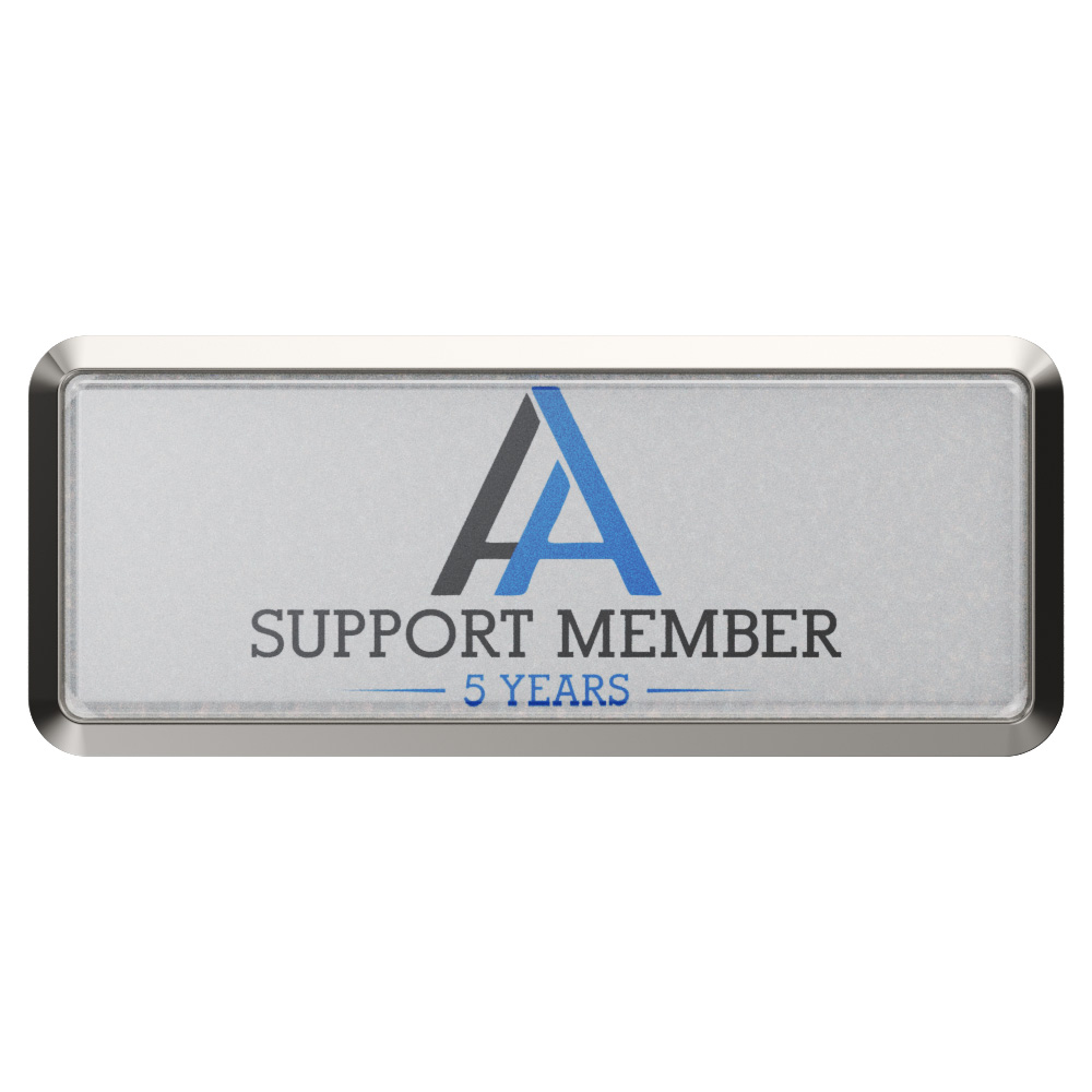 Express Vibraprint® 3" x 1" Rectangle Name Badge Holder 8