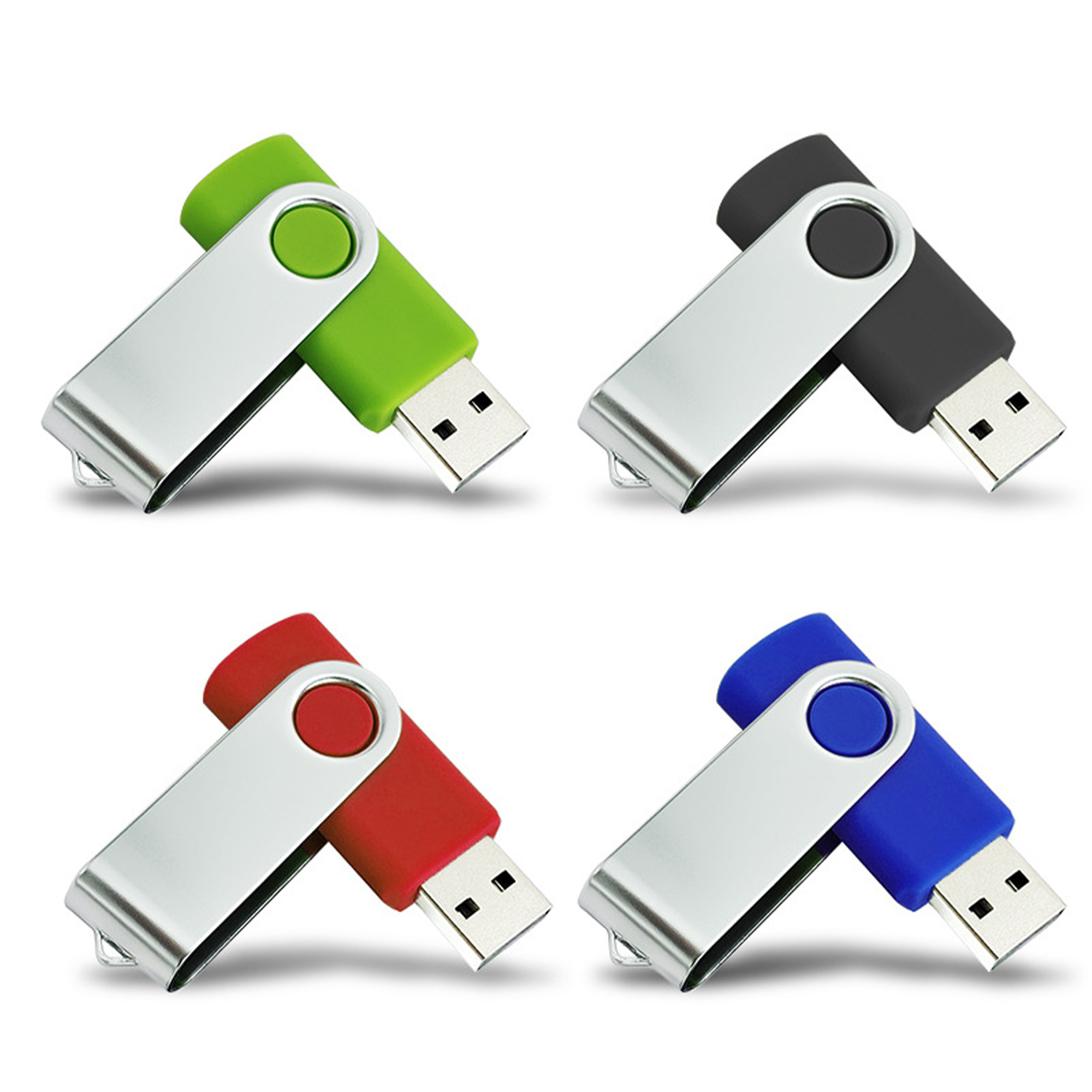 2GB USB Flash Memory Rotate Stick Drive 1