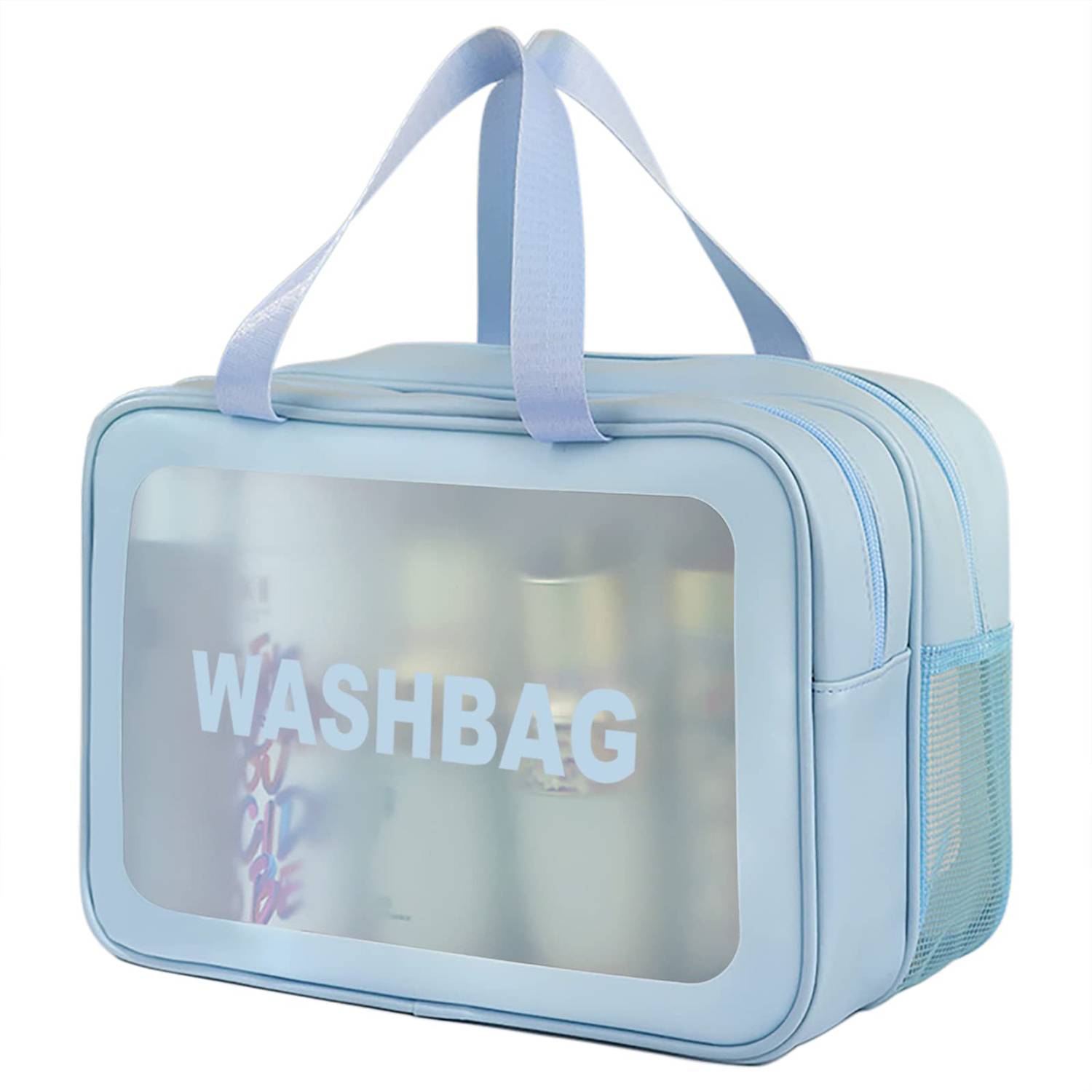 Large Double Compartments Travel Toiletry Bag 14