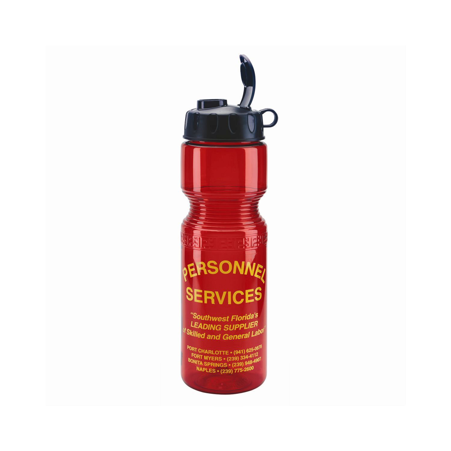 Polyfresh 28 Oz Bottle, custom plastic water bottle with logo imprint 4