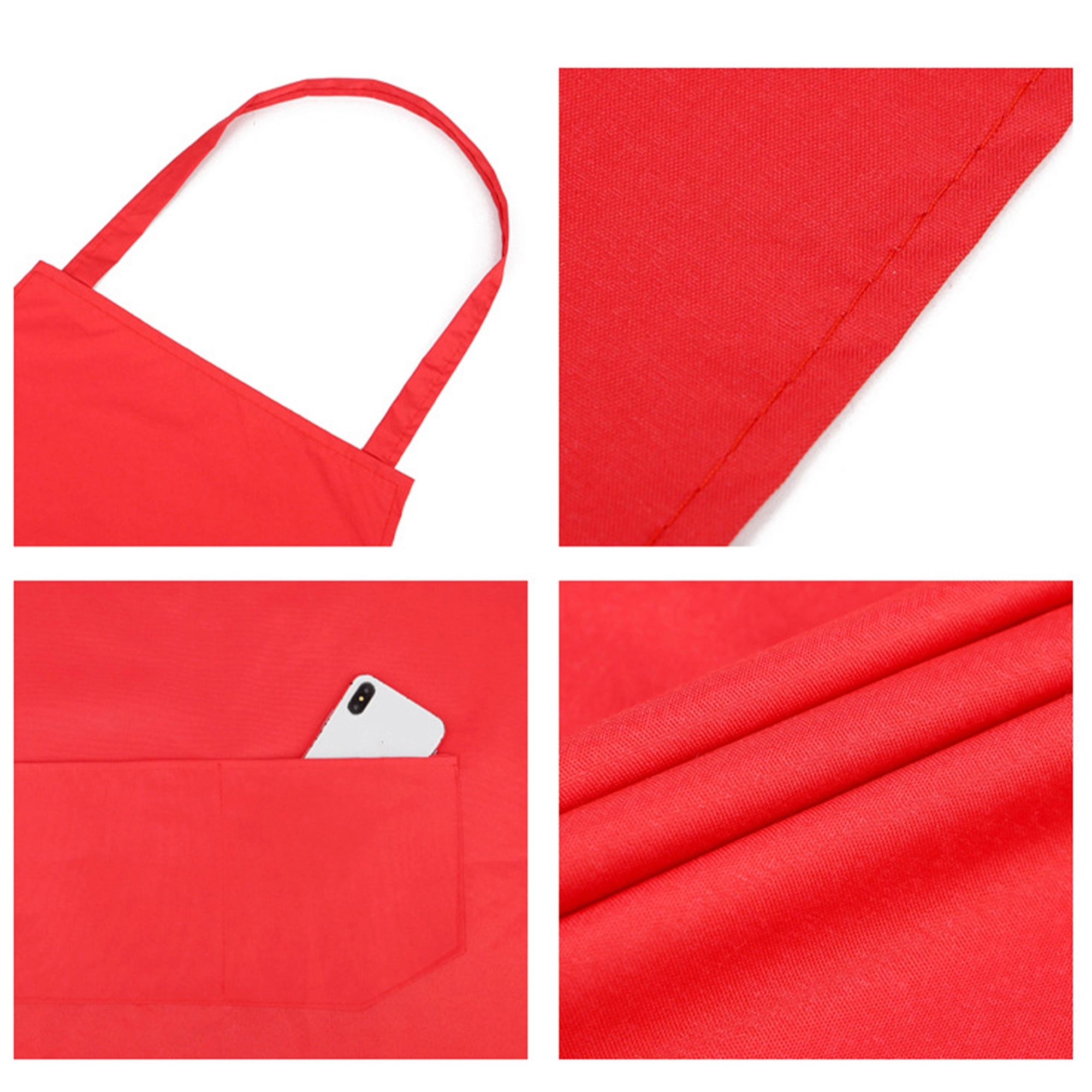 Polyester Unisex Kitchen Chef Apron MOQ 100pcs 8
