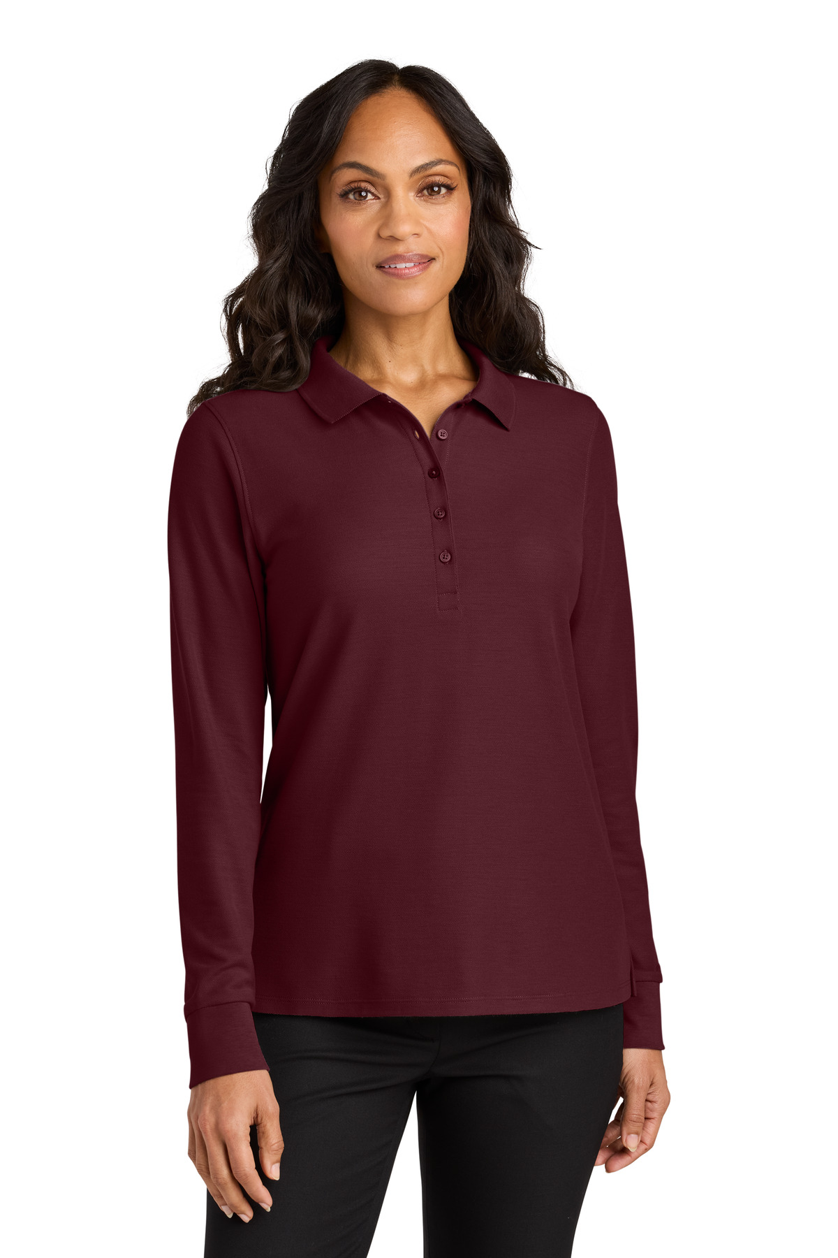 Port Authority Women's Wearever Signature Pique Long Sleeve Polo LK200LS 64