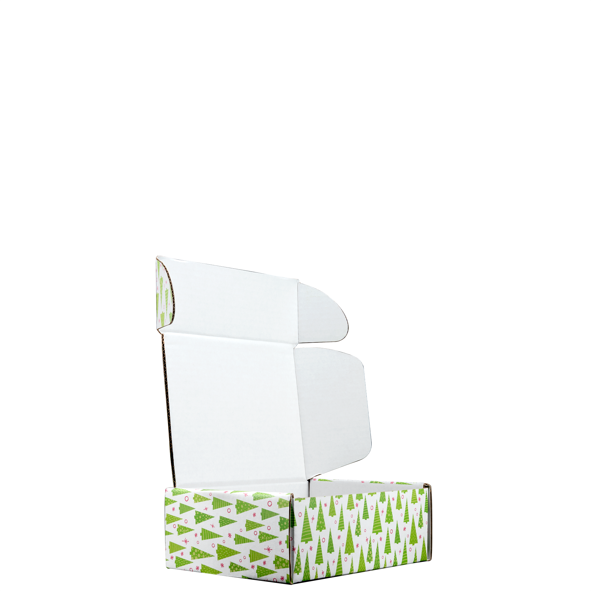 Mailing Box, B-Flute8" x 6" x 3" - White - C - 144 sq in 5
