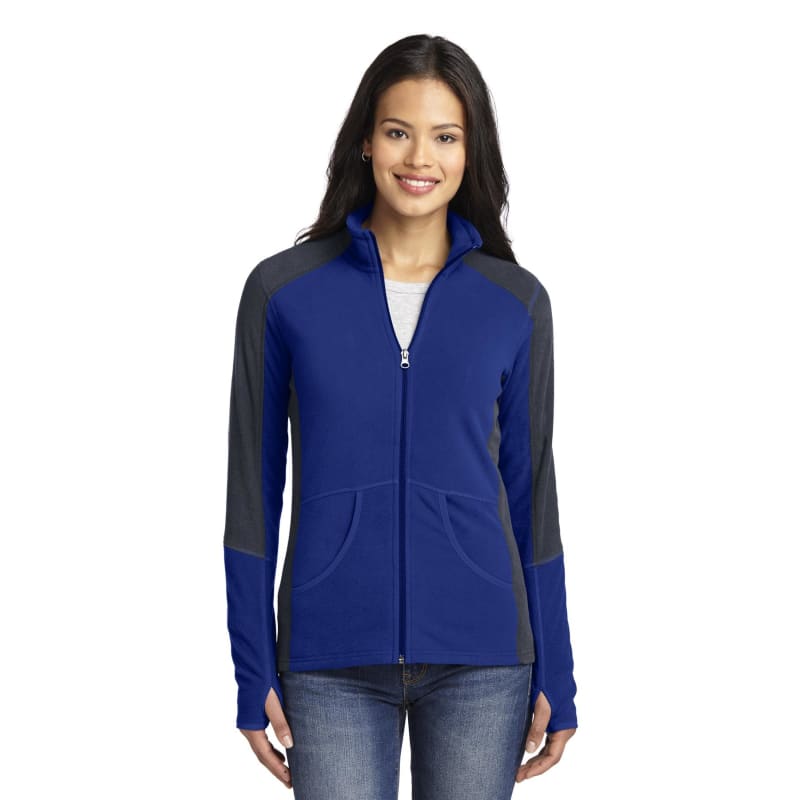 Port Authority Women's Colorblock Microfleece Jacket. 9