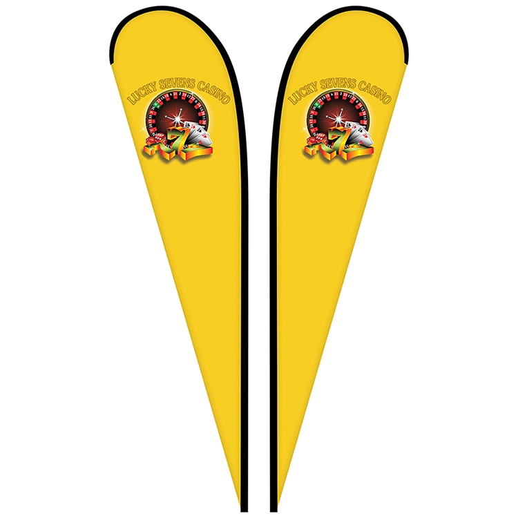 12' Double Sided Custom Portable Teardrop Banners 17