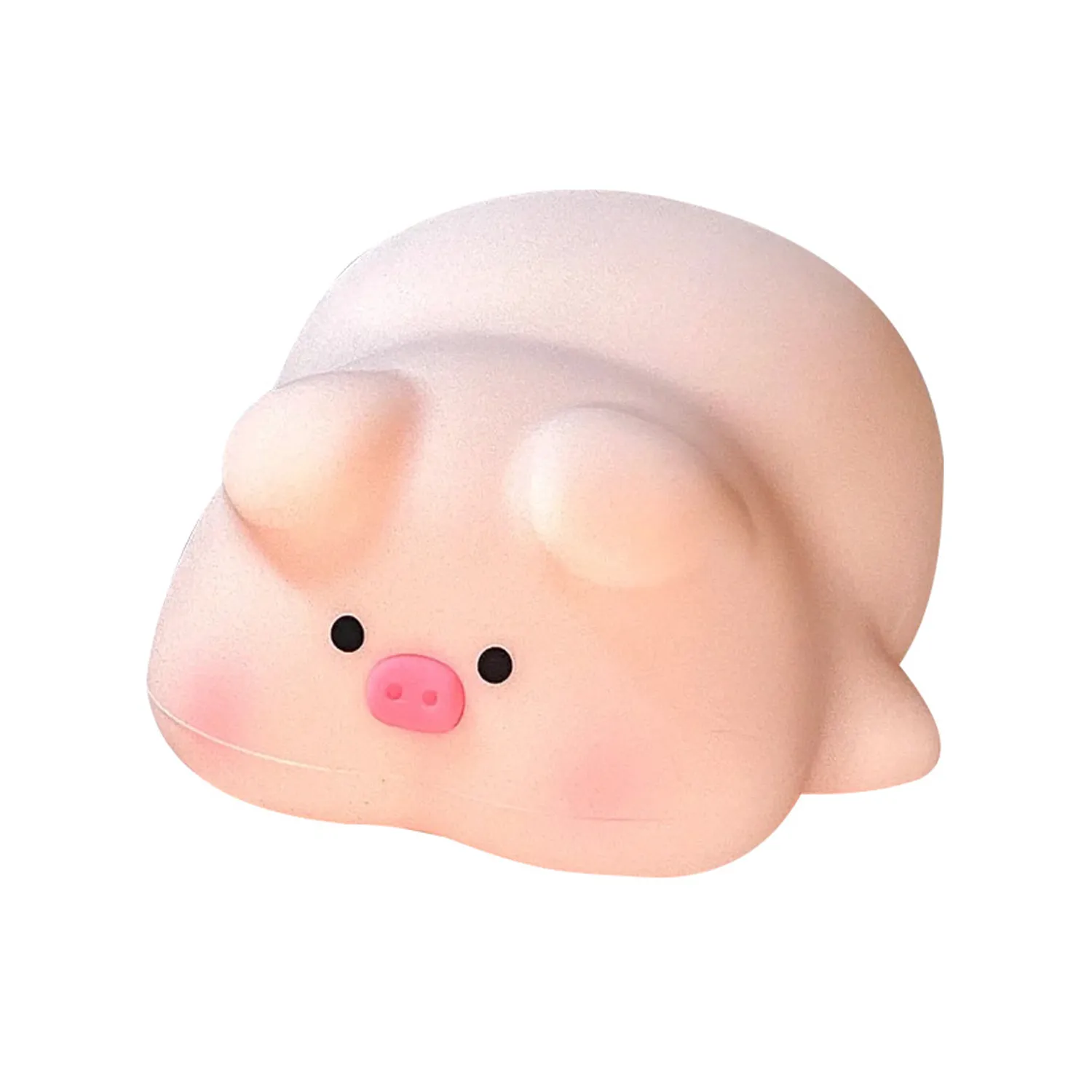 Silicone Pink Cute Pig LED night Lamp 3