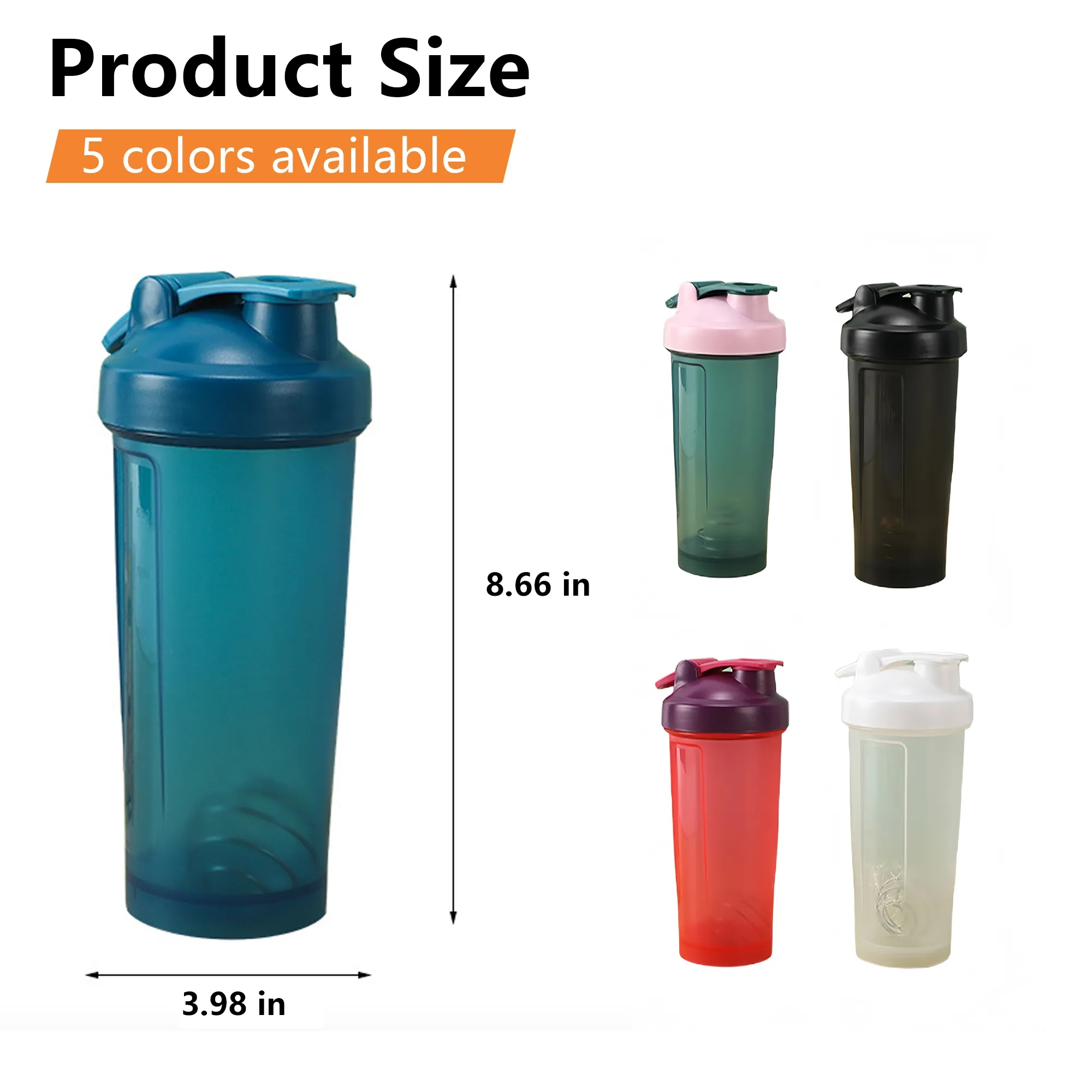 20 Ounce Protein Shaker Bottle Free Shipping 3