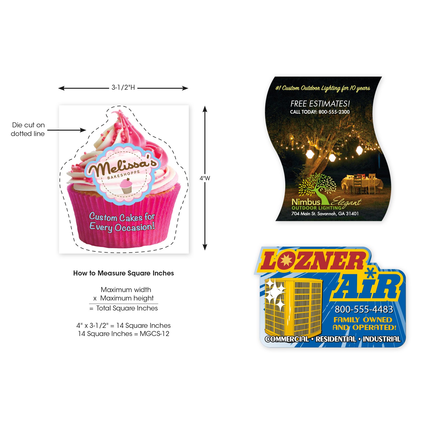 Good Value™ 30 Mil Custom Shaped Magnet 14.01-16 Square Inches 5