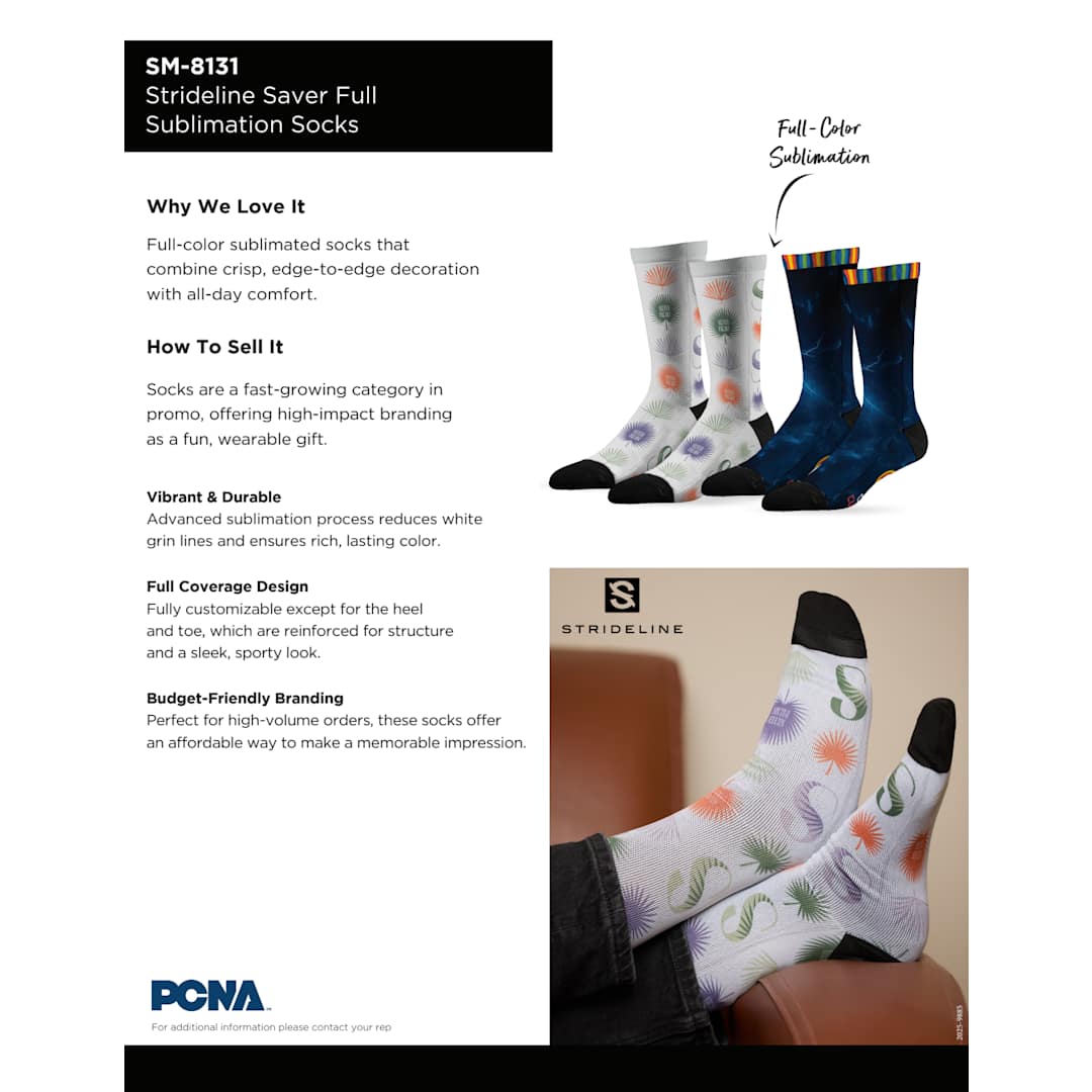Strideline Saver Full Sublimation Socks 29