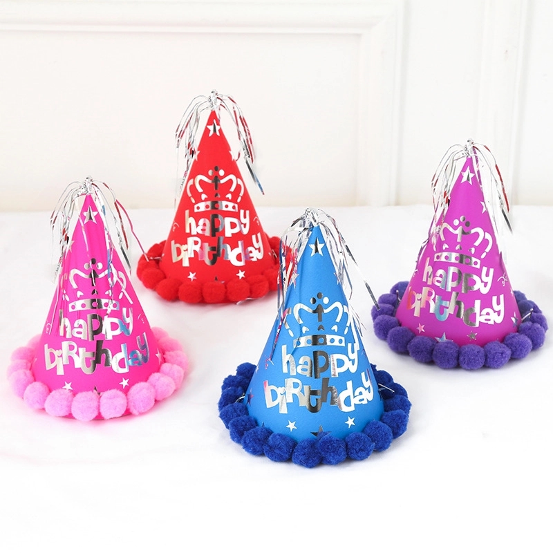 Birthday Party Kids Game Hat & Cake Celebration Decoration 1