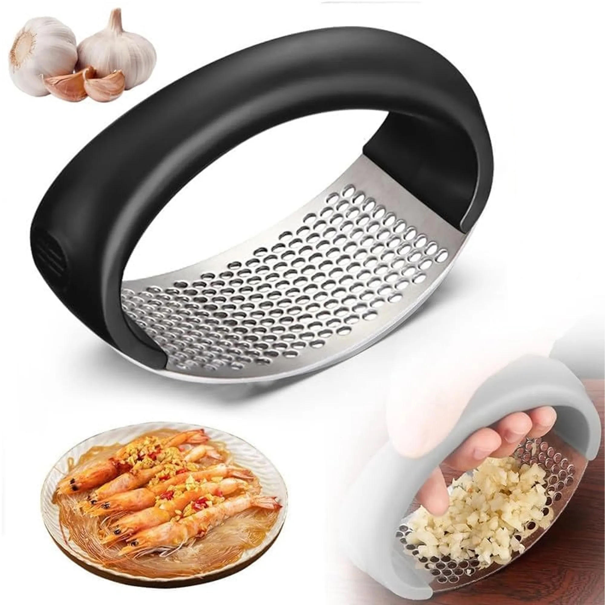 304 Stainless Steel Garlic Press Tool 5