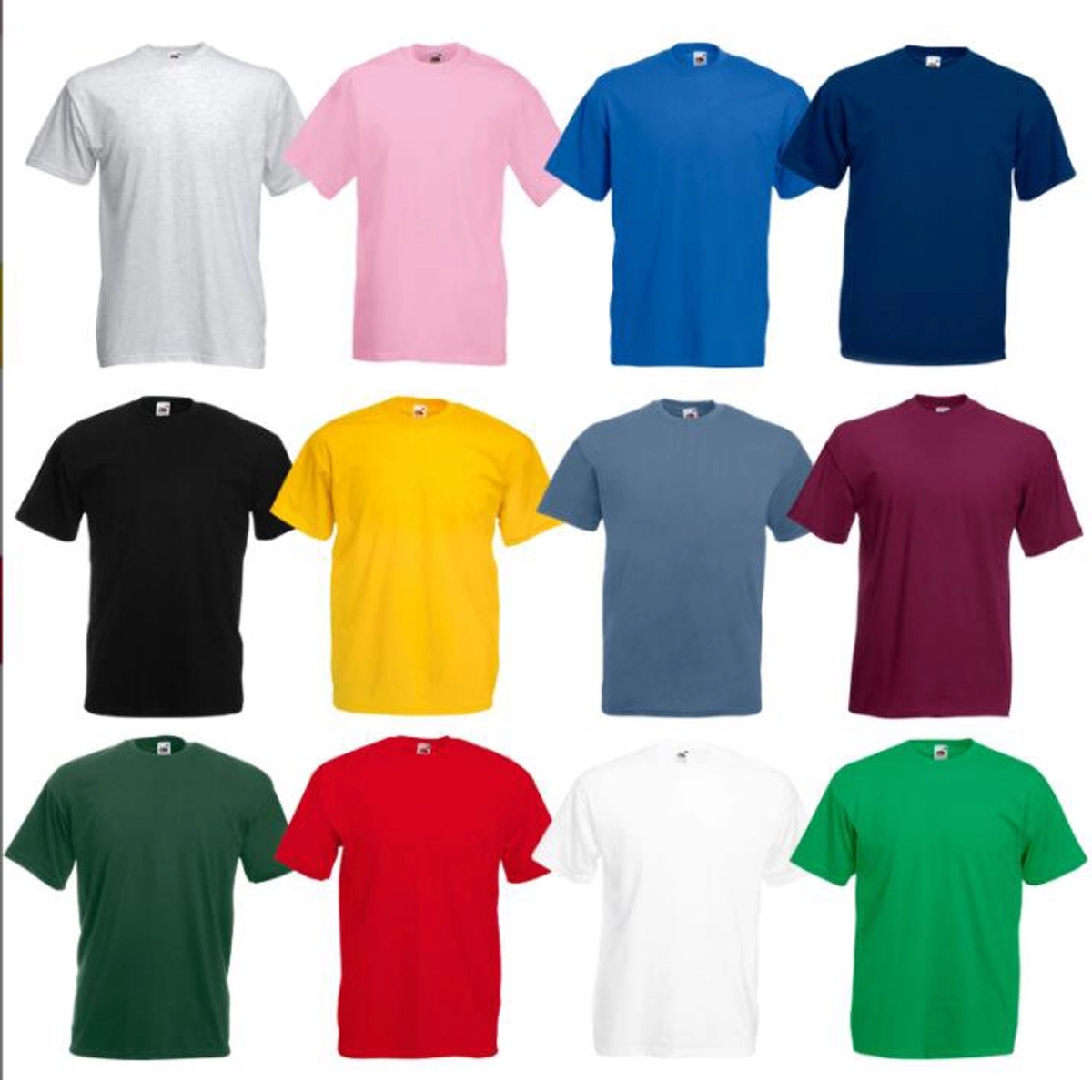 Unisex Cotton T Shirt Round Neck 8