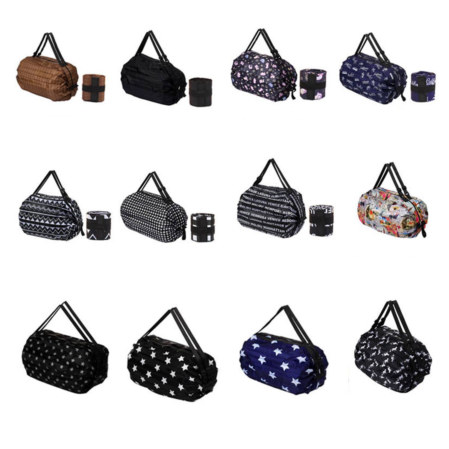 Magic Reusable Foldable Shopping Bags w/ Shoulder Strap 1