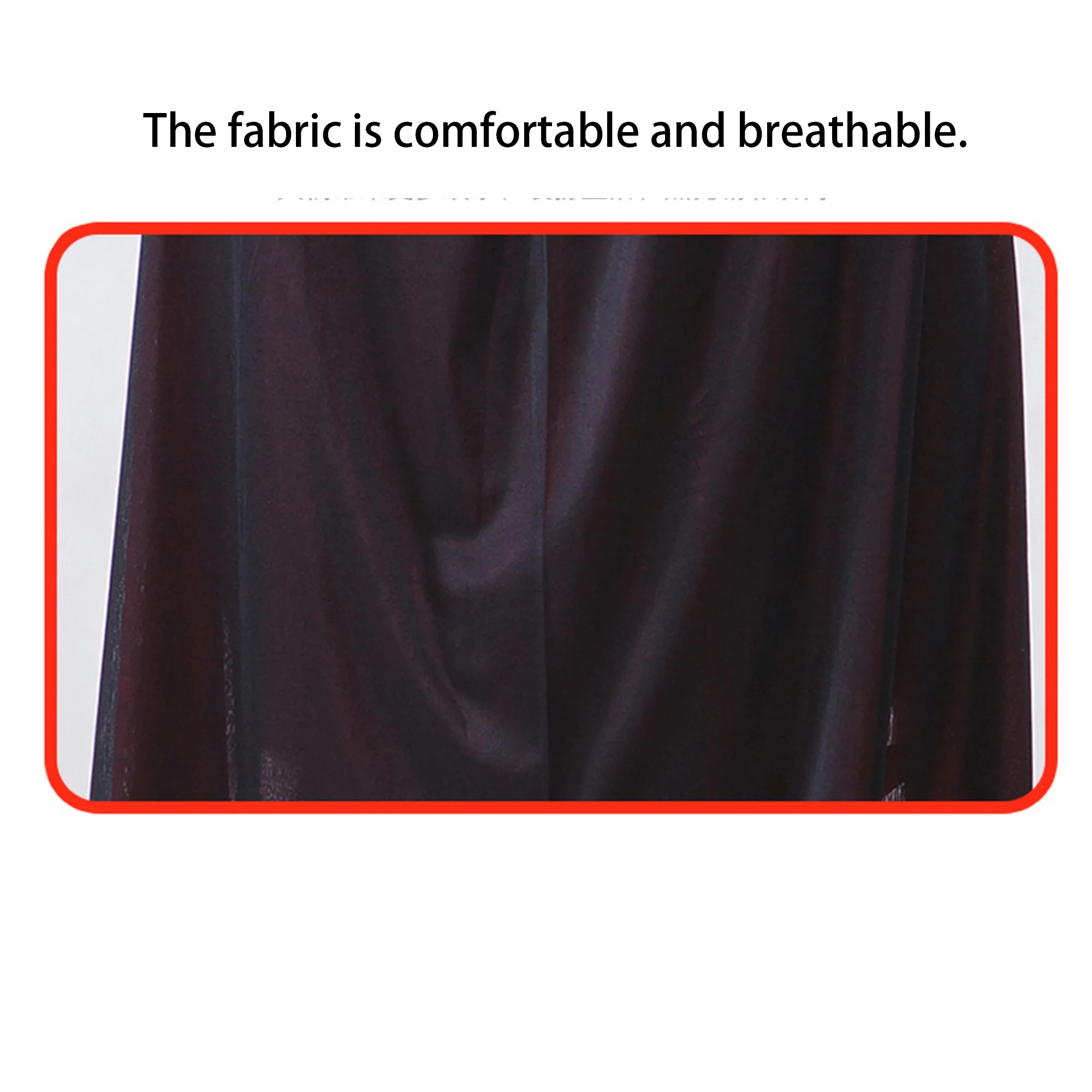 Double-layer Black And Red Cape For Halloween 2