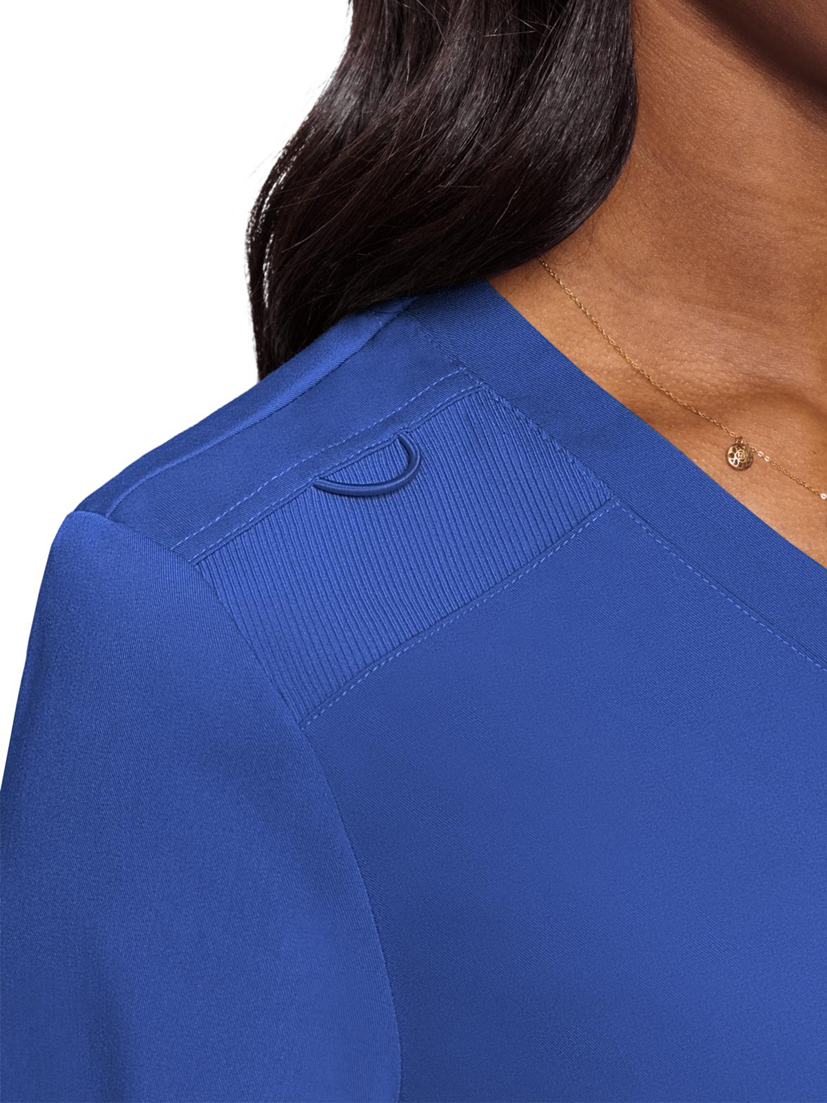 Med Couture - MC Touch - Women's 1-Pocket V-Neck Top 25