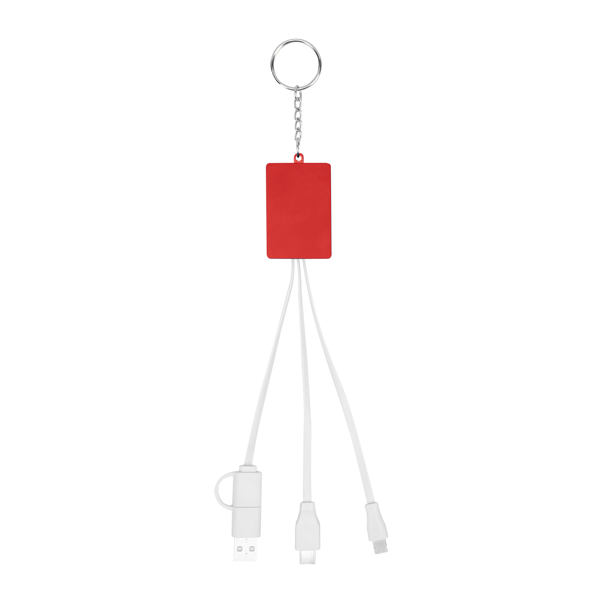 Multi-Charging Cable USB Hub Keyring 8