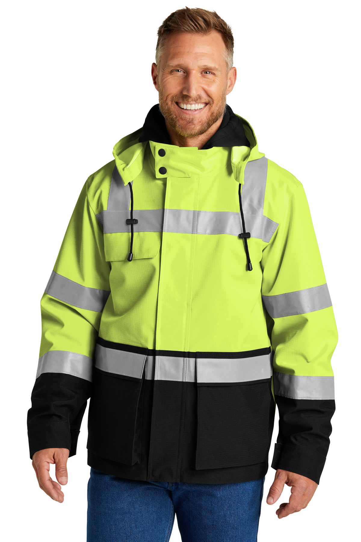CornerStone ANSI 107 Class 3 Waterproof Ripstop 3-In-1 Parka CSJ502 11