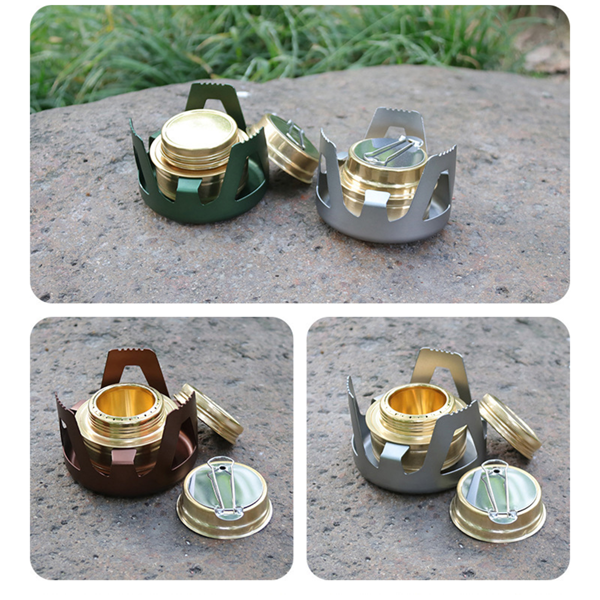Outdoor Alcohol Stove For Boiling Water Tea Picnic 2