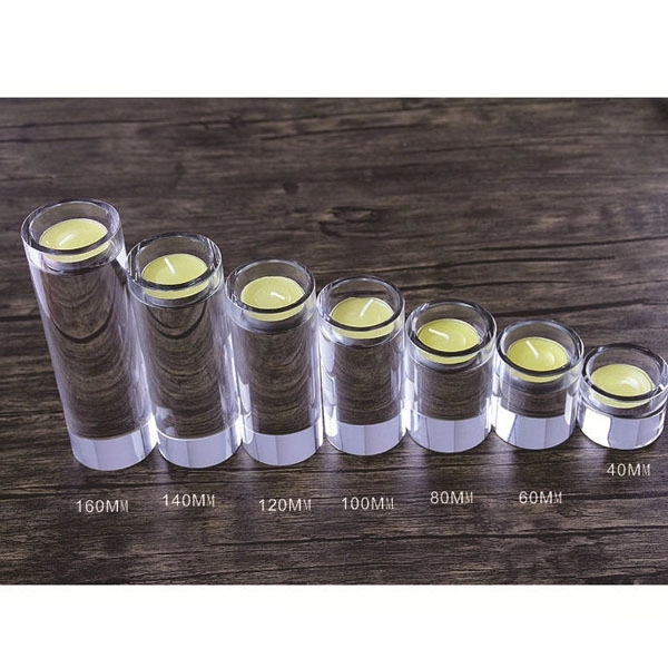 Round Crystal Candle Holders 5