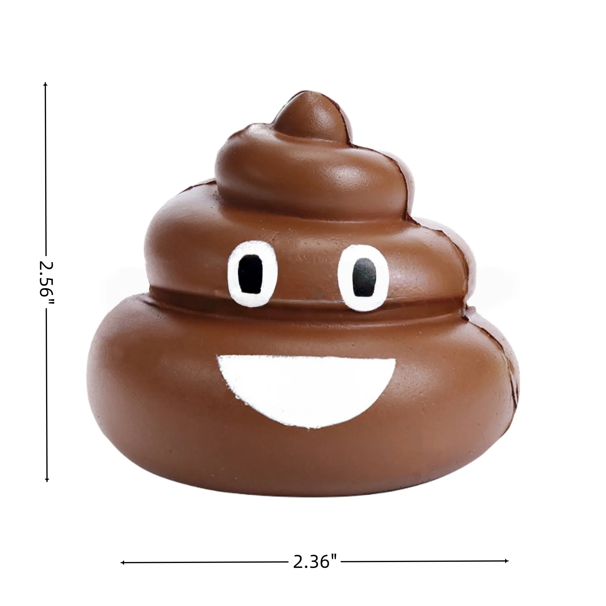 PU Foam Stress Reliever Ball Poop Shape Pressure Toy 3