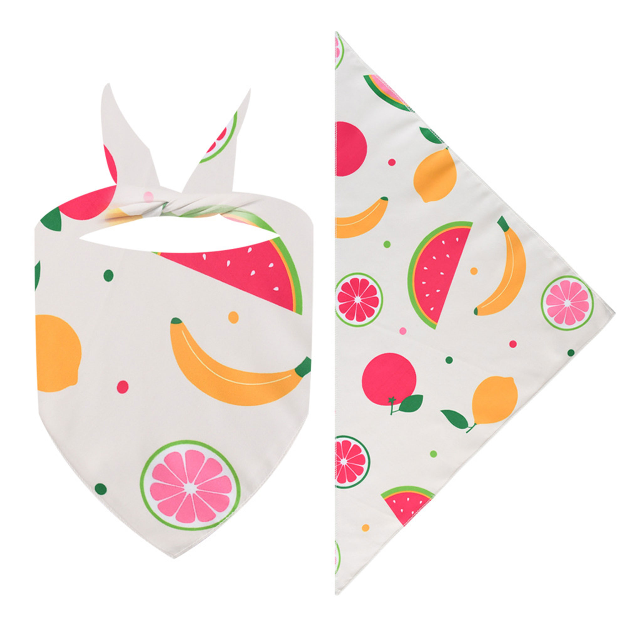 Triangle Double-Faced Washable Pet Scarf 2