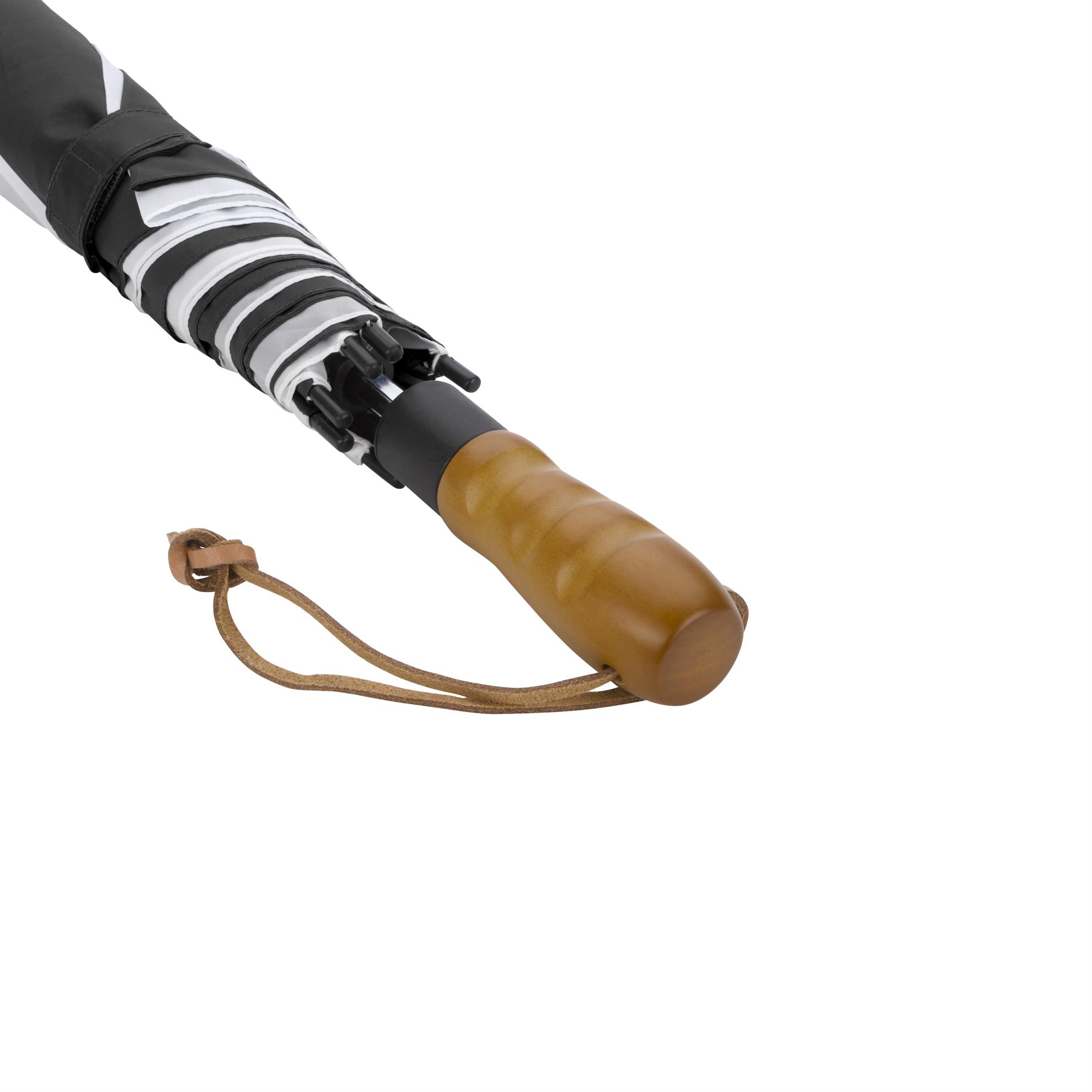 Shed Rain™ Windjammer® 58" Vented Wooden-Handled Auto-Open Jumbo Compact Umbrella 74