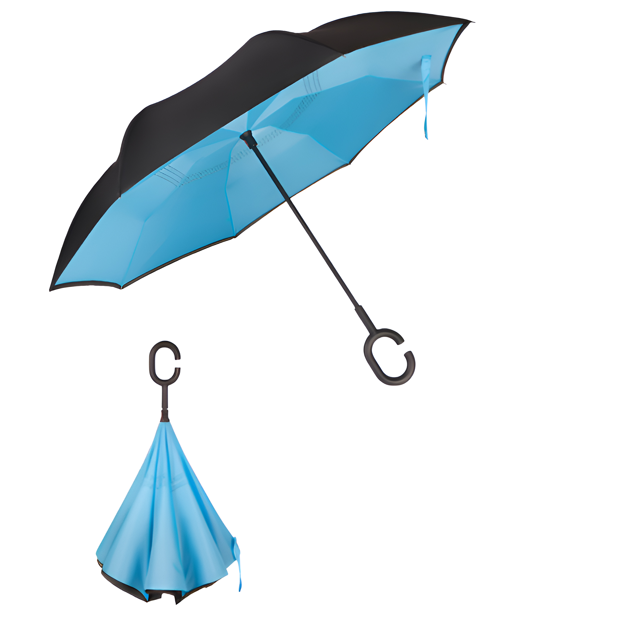 MOQ 30 PCS Convenient Hands Free Inverted Umbrella 11