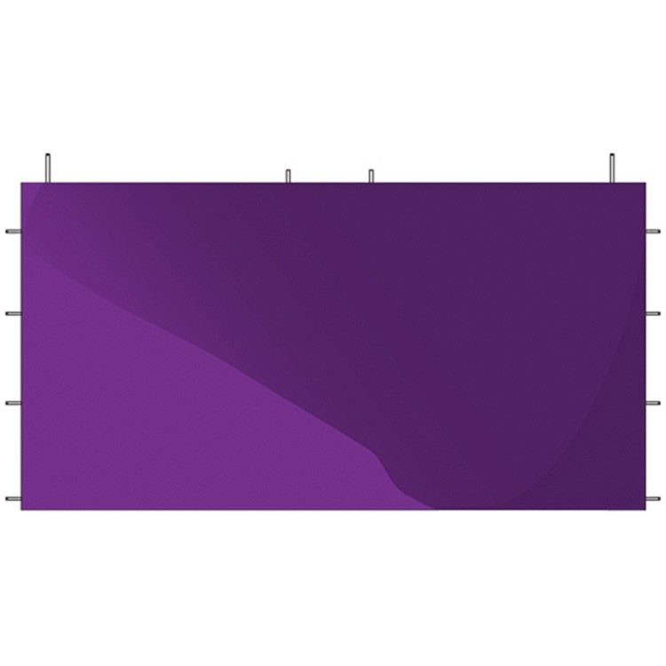 15 foot plain purple side panel 1