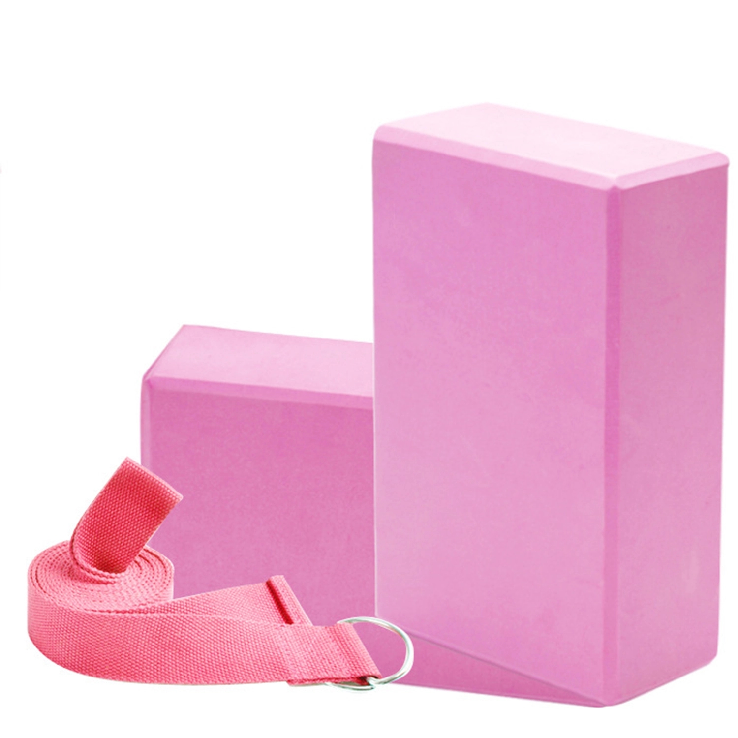 2 Yoga Bricks W/ Belt 10