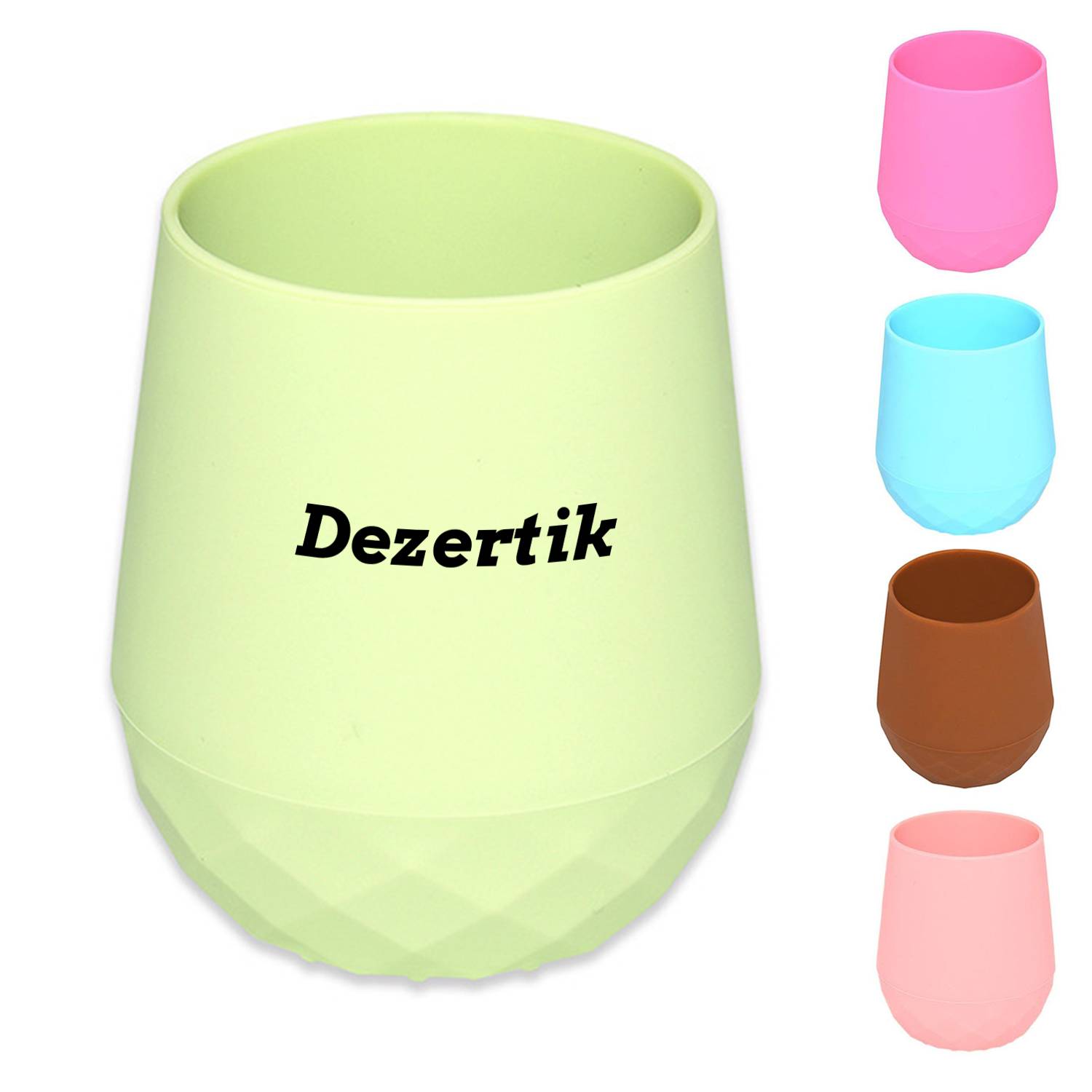 Food grade children's silicone anti-fall water cup