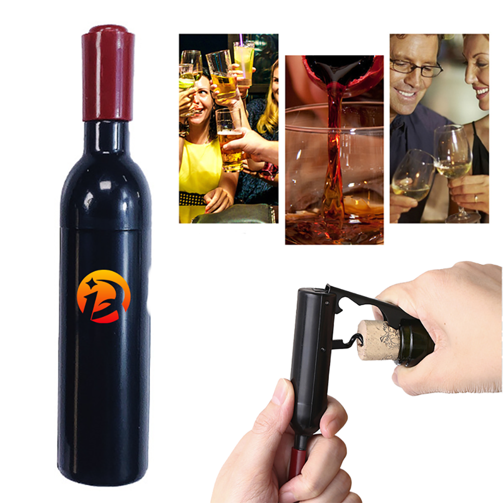 Wine Shaped Corkscrew Bottle Opener 2