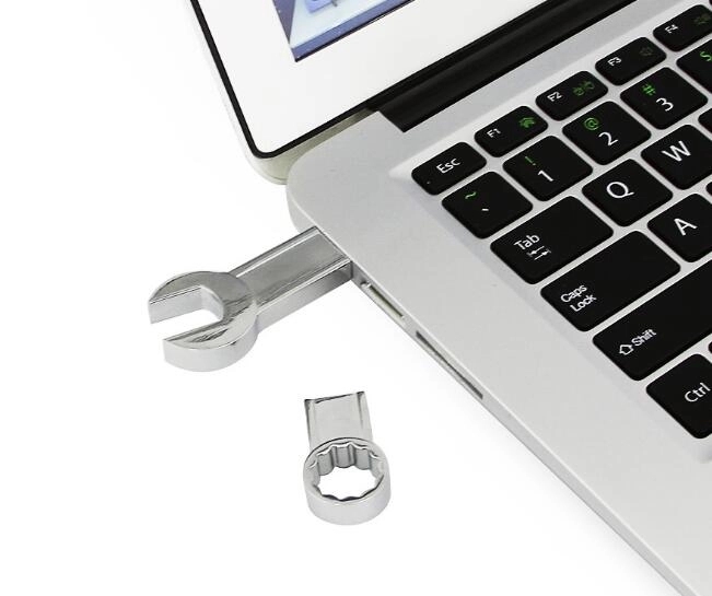 Multi-Functional Metal Flash Drive w/Wrench 3