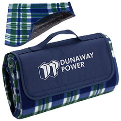 Plaid Barrel Fleece Picnic Blanket 5