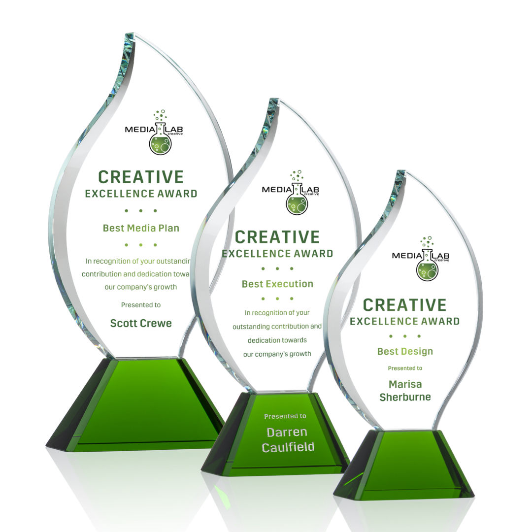 Norina Flame VividPrint™ Award - Green