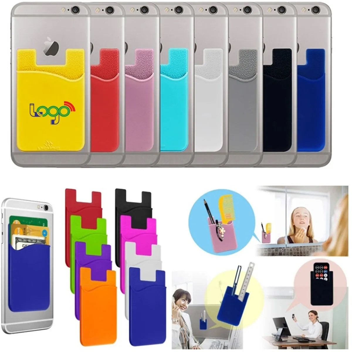 Adhesive Cell Phone Wallet